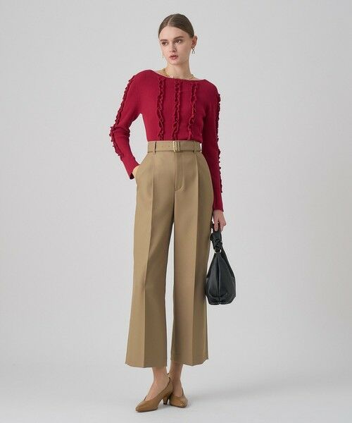 ANAYI / アナイ ニット・セーター | ウェービーフリルリブ プルオーバー | 詳細15