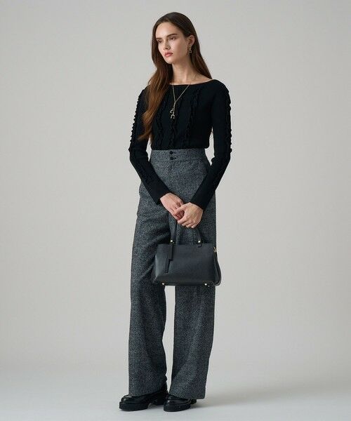 ANAYI / アナイ ニット・セーター | ウェービーフリルリブ プルオーバー | 詳細23