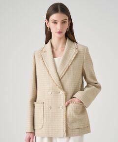 ANAYI / アナイ テーラードジャケット | ラティスツイードテーラード ジャケット