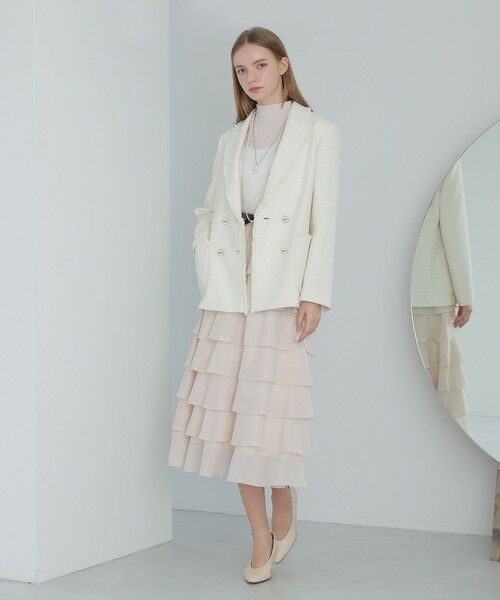 ANAYI / アナイ テーラードジャケット | ラティスツイードテーラード ジャケット | 詳細4