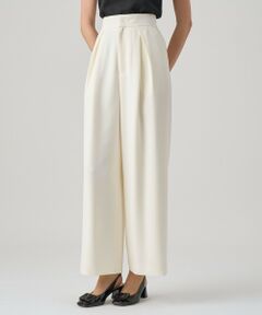 ANAYI / アナイ チノ・ワークパンツ | 【セットアップ対応商品】ダブルクロスタックワイドパンツ