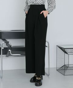 ANAYI / アナイ チノ・ワークパンツ | 【セットアップ対応商品】ダブルクロスタックワイドパンツ