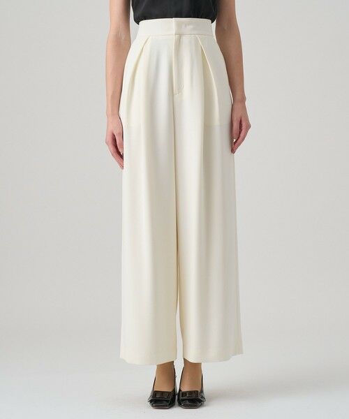 ANAYI / アナイ チノ・ワークパンツ | 【セットアップ対応商品】ダブルクロスタックワイドパンツ | 詳細1