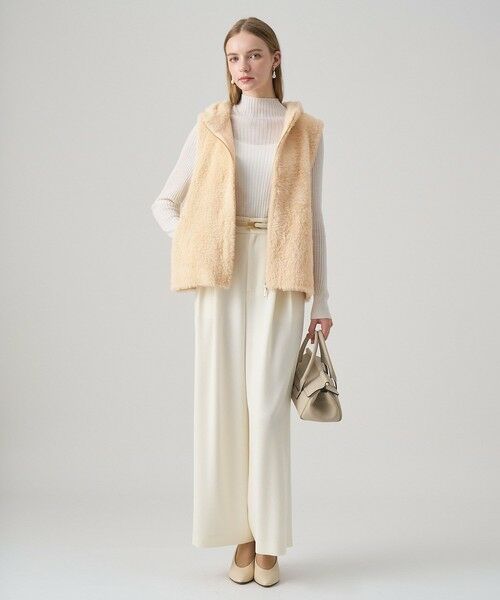 ANAYI / アナイ チノ・ワークパンツ | 【セットアップ対応商品】ダブルクロスタックワイドパンツ | 詳細13