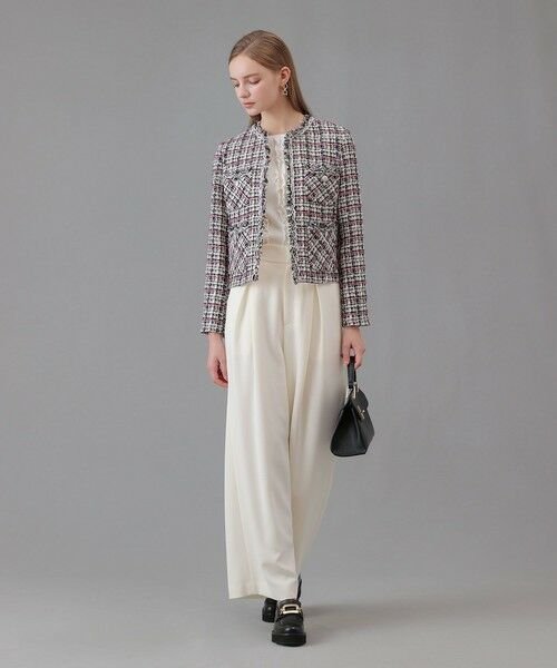 ANAYI / アナイ チノ・ワークパンツ | 【セットアップ対応商品】ダブルクロスタックワイドパンツ | 詳細17