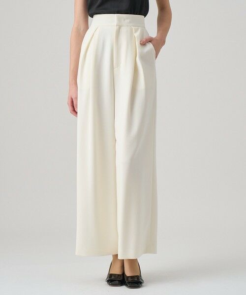 ANAYI / アナイ チノ・ワークパンツ | 【セットアップ対応商品】ダブルクロスタックワイドパンツ | 詳細4