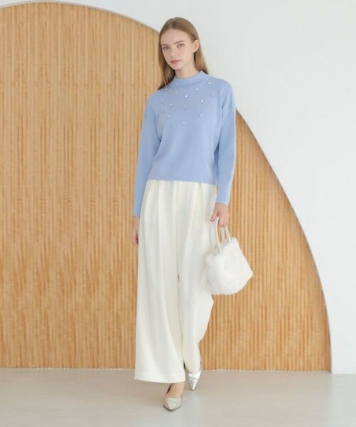 ANAYI / アナイ チノ・ワークパンツ | 【セットアップ対応商品】ダブルクロスタックワイドパンツ | 詳細8