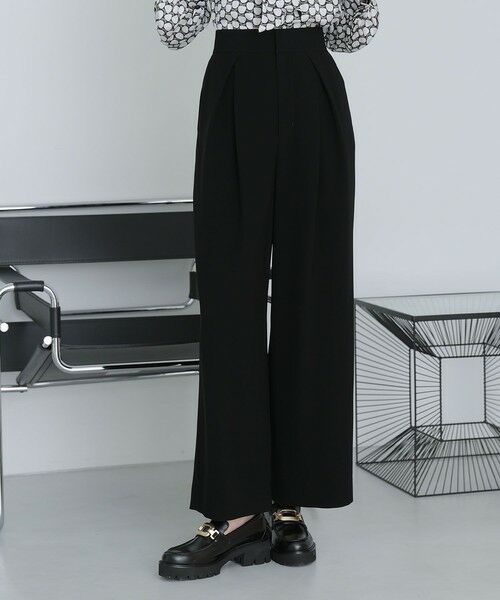 ANAYI / アナイ チノ・ワークパンツ | 【セットアップ対応商品】ダブルクロスタックワイドパンツ | 詳細19