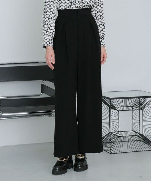 ANAYI / アナイ チノ・ワークパンツ | 【セットアップ対応商品】ダブルクロスタックワイドパンツ | 詳細20