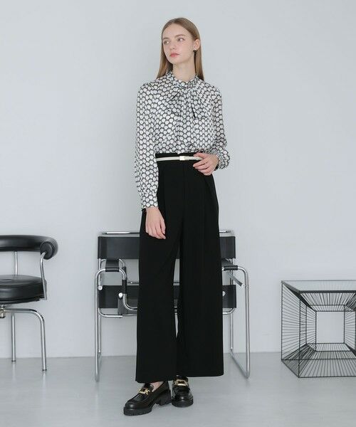 ANAYI / アナイ チノ・ワークパンツ | 【セットアップ対応商品】ダブルクロスタックワイドパンツ | 詳細22