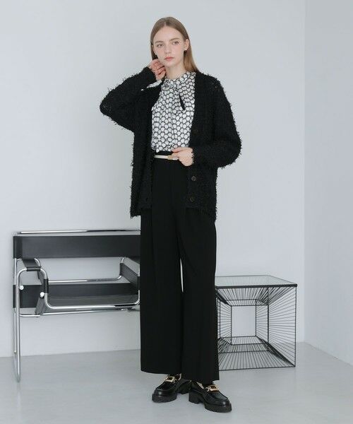 ANAYI / アナイ チノ・ワークパンツ | 【セットアップ対応商品】ダブルクロスタックワイドパンツ | 詳細26