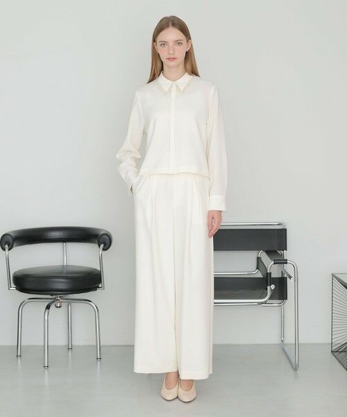 ANAYI / アナイ シャツ・ブラウス | 【セットアップ対応商品】ダブルクロスフリンジビジュー ブラウス | 詳細4