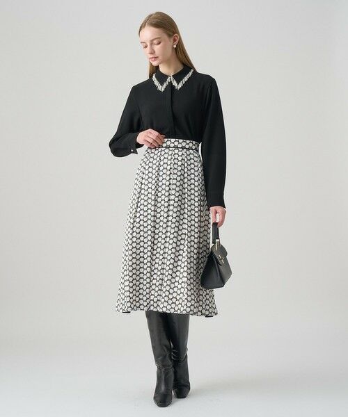 ANAYI / アナイ シャツ・ブラウス | 【セットアップ対応商品】ダブルクロスフリンジビジュー ブラウス | 詳細15