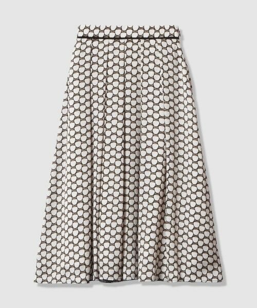 ANAYI / アナイ ミニ・ひざ丈スカート | 【セットアップ対応商品】メーレプリントタックフレア スカート | 詳細8