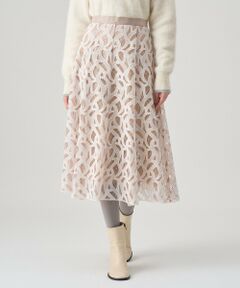 カスカータチュール切り替えフレア スカート