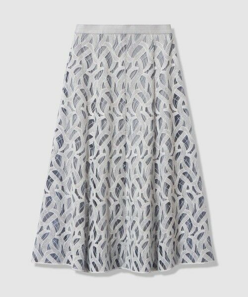 ANAYI / アナイ ミニ・ひざ丈スカート | カスカータチュール切り替えフレア スカート | 詳細11