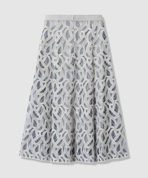 ANAYI / アナイ ミニ・ひざ丈スカート | カスカータチュール切り替えフレア スカート | 詳細12