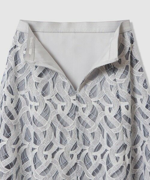 ANAYI / アナイ ミニ・ひざ丈スカート | カスカータチュール切り替えフレア スカート | 詳細14