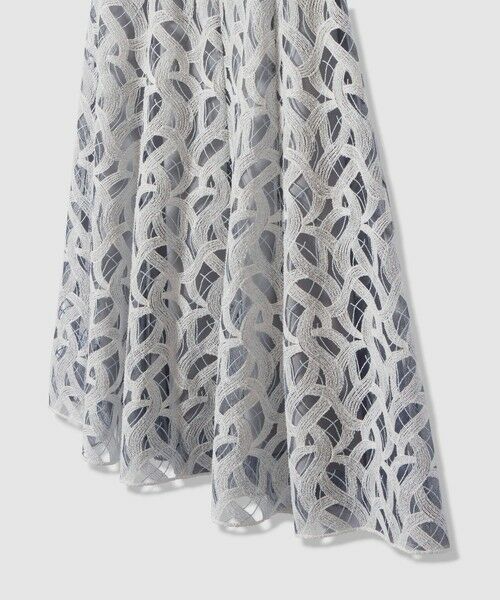 ANAYI / アナイ ミニ・ひざ丈スカート | カスカータチュール切り替えフレア スカート | 詳細15