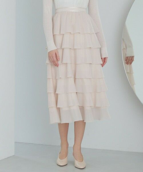 ANAYI / アナイ ロング・マキシ丈スカート | ブライトローンティアード スカート | 詳細2