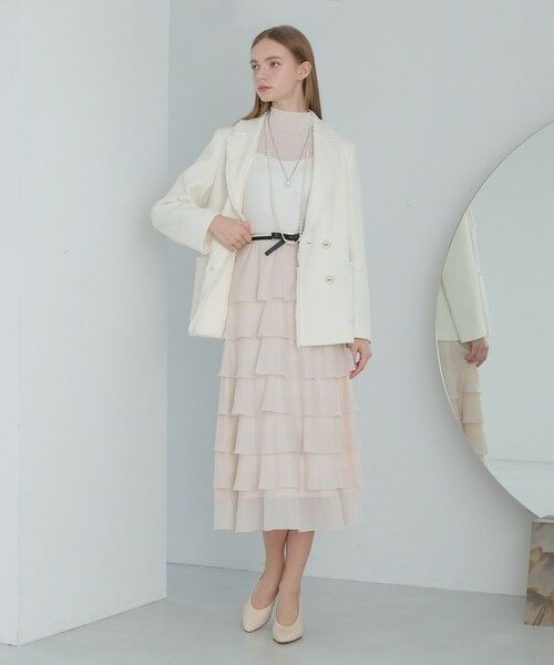 ANAYI / アナイ ロング・マキシ丈スカート | ブライトローンティアード スカート | 詳細3