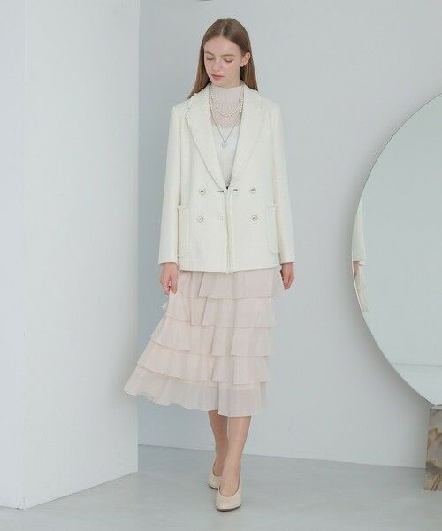 ANAYI / アナイ ロング・マキシ丈スカート | ブライトローンティアード スカート | 詳細4