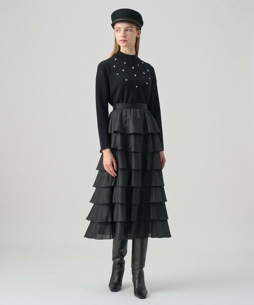 ANAYI / アナイ ロング・マキシ丈スカート | ブライトローンティアード スカート | 詳細10