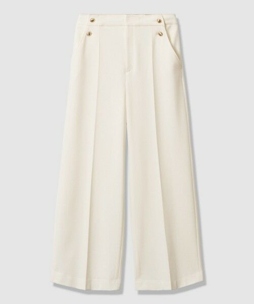 ANAYI / アナイ チノ・ワークパンツ | 裏起毛ツイル両ボタンパンツ | 詳細3