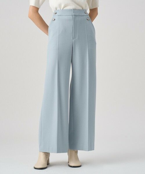 ANAYI / アナイ チノ・ワークパンツ | 裏起毛ツイル両ボタンパンツ | 詳細7