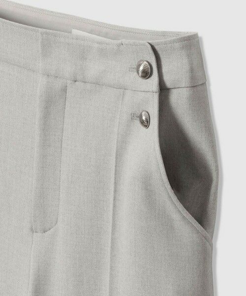 ANAYI / アナイ チノ・ワークパンツ | 裏起毛ツイル両ボタンパンツ | 詳細22