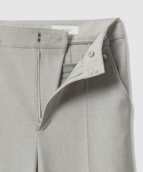 ANAYI / アナイ チノ・ワークパンツ | 裏起毛ツイル両ボタンパンツ | 詳細24