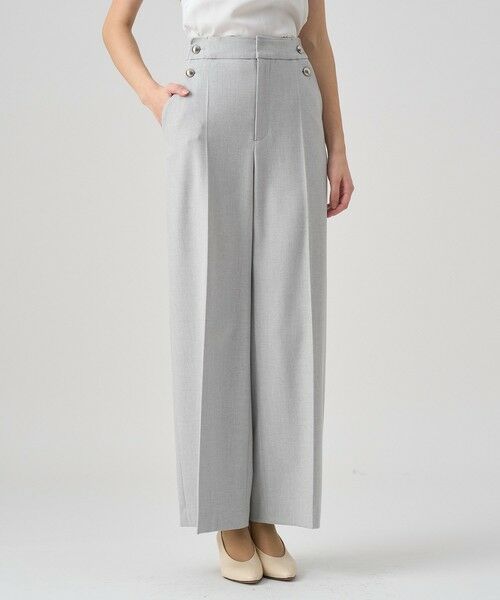 ANAYI / アナイ チノ・ワークパンツ | 裏起毛ツイル両ボタンパンツ | 詳細17