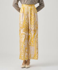 ANAYI / アナイ その他パンツ | ペイズリープリントタックパンツ