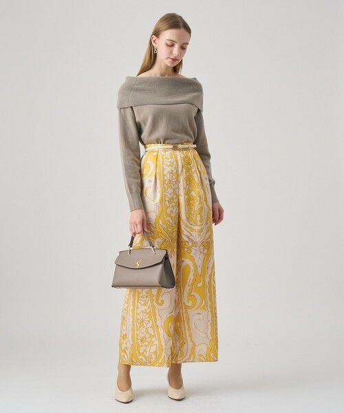 ANAYI / アナイ その他パンツ | ペイズリープリントタックパンツ | 詳細2