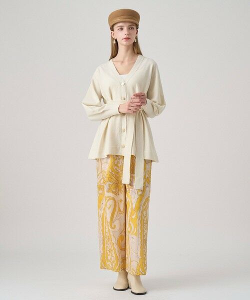 ANAYI / アナイ その他パンツ | ペイズリープリントタックパンツ | 詳細3