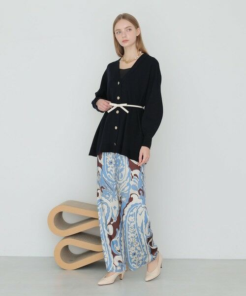 ANAYI / アナイ その他パンツ | ペイズリープリントタックパンツ | 詳細8