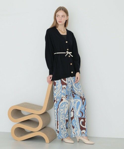ANAYI / アナイ その他パンツ | ペイズリープリントタックパンツ | 詳細9