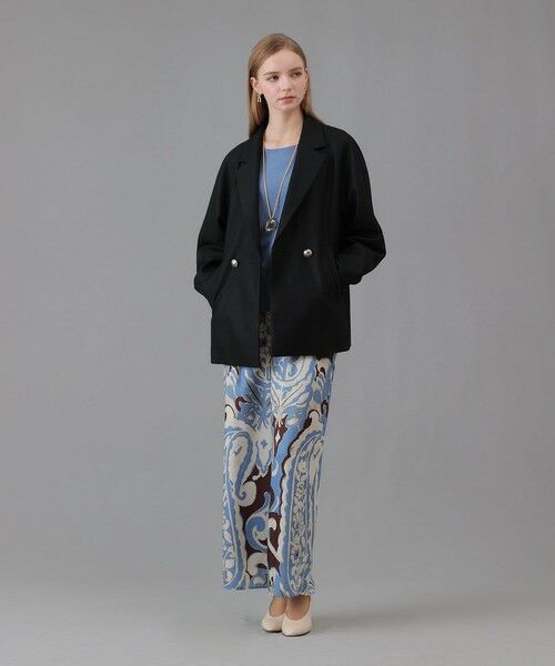 ANAYI / アナイ その他パンツ | ペイズリープリントタックパンツ | 詳細10