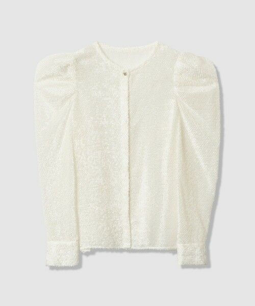 ANAYI / アナイ シャツ・ブラウス | カットジャガードパワショル ブラウス | 詳細6