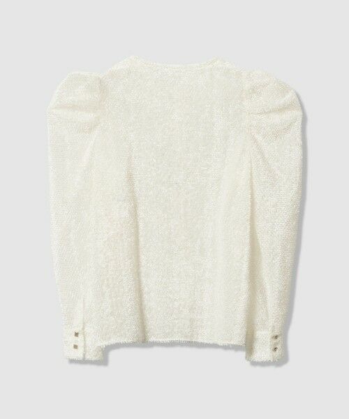 ANAYI / アナイ シャツ・ブラウス | カットジャガードパワショル ブラウス | 詳細7