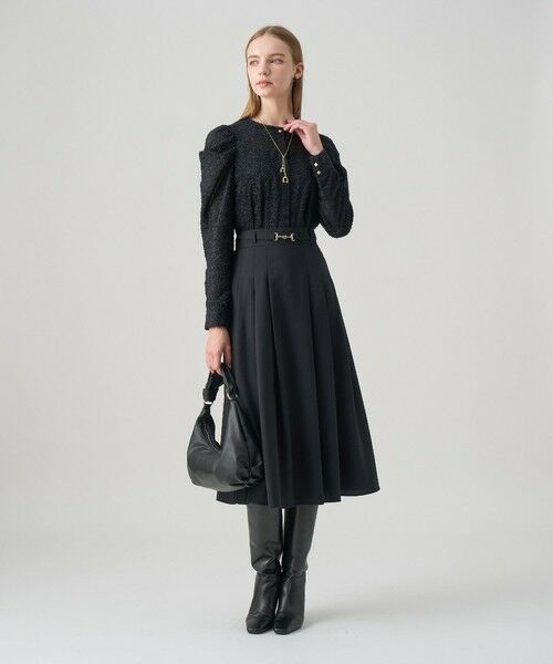 ANAYI / アナイ シャツ・ブラウス | カットジャガードパワショル ブラウス | 詳細11