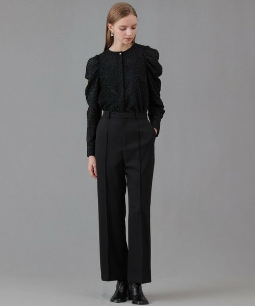 ANAYI / アナイ シャツ・ブラウス | カットジャガードパワショル ブラウス | 詳細12