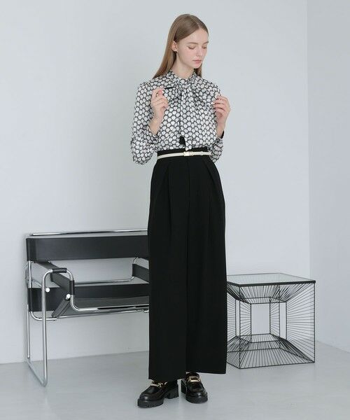 ANAYI / アナイ シャツ・ブラウス | 【セットアップ対応商品】メーレプリントリボンタック ブラウス | 詳細3