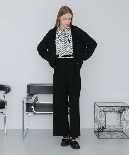 ANAYI / アナイ シャツ・ブラウス | 【セットアップ対応商品】メーレプリントリボンタック ブラウス | 詳細4