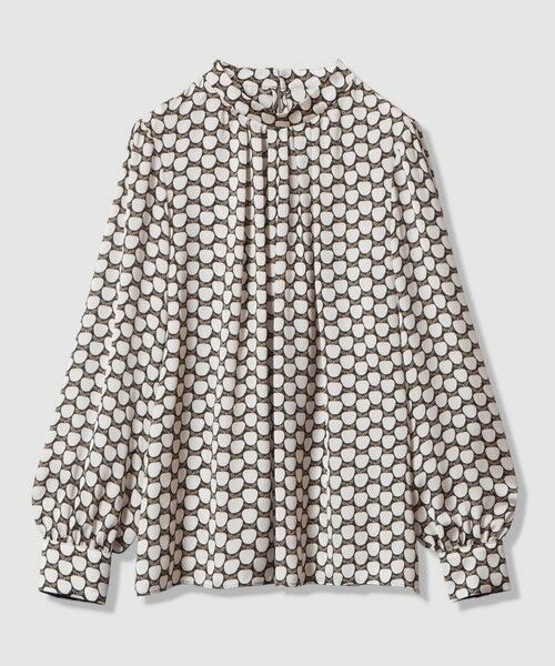 ANAYI / アナイ シャツ・ブラウス | 【セットアップ対応商品】メーレプリントリボンタック ブラウス | 詳細6