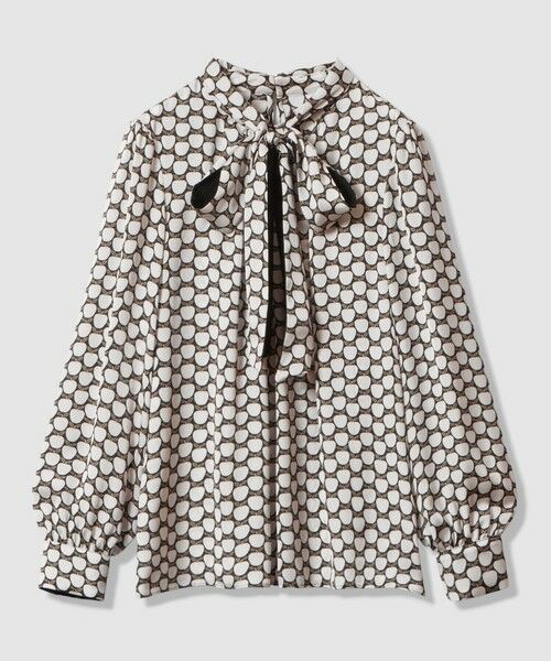 ANAYI / アナイ シャツ・ブラウス | 【セットアップ対応商品】メーレプリントリボンタック ブラウス | 詳細8