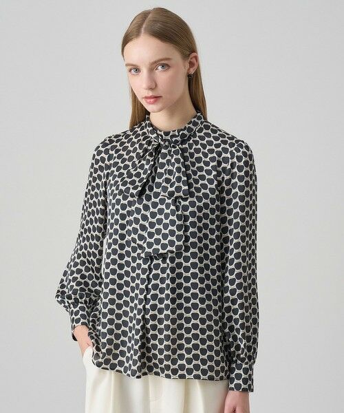 ANAYI / アナイ シャツ・ブラウス | 【セットアップ対応商品】メーレプリントリボンタック ブラウス | 詳細12