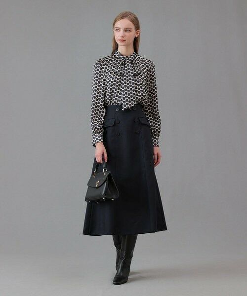 ANAYI / アナイ シャツ・ブラウス | 【セットアップ対応商品】メーレプリントリボンタック ブラウス | 詳細15