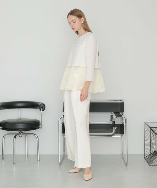 ANAYI / アナイ シャツ・ブラウス | テープチュール刺繍レイヤード プルオーバー | 詳細5