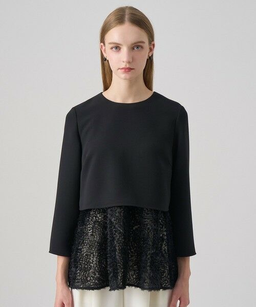 ANAYI / アナイ シャツ・ブラウス | テープチュール刺繍レイヤード プルオーバー | 詳細10